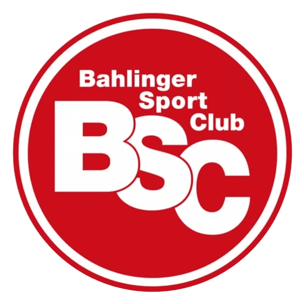Logo des Bahlinger Sport Clubs in Rot und Weiß mit den Buchstaben BSC.